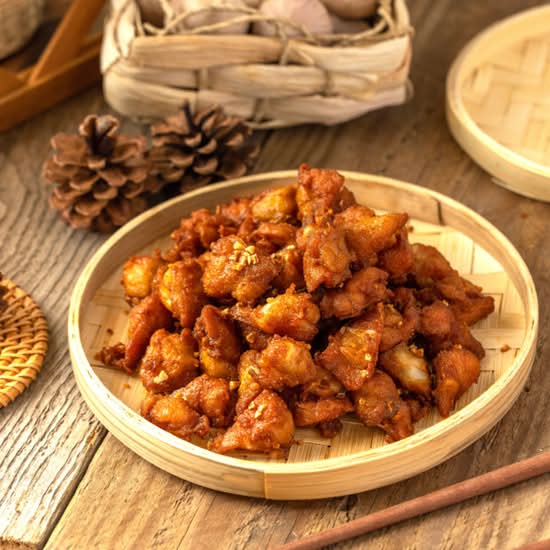 蒜香鸡脆骨 Crispy Chicken Gristle With Garlic